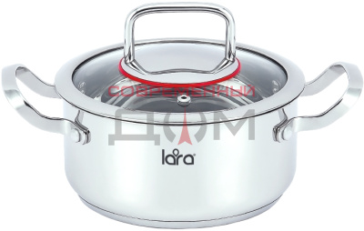 Кастрюля LARA LR02-500 Prima нерж
